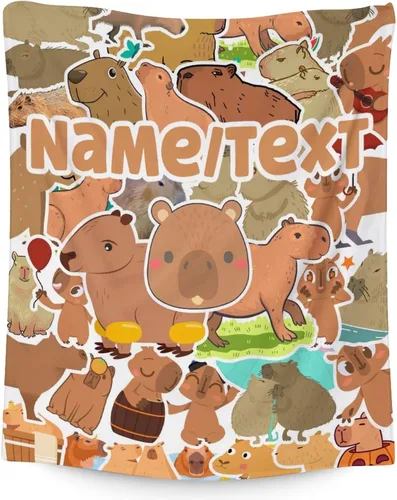 Miniatura 18 de Mantas temáticas de animales para niños, tamaño regazo de 30 x 40 pulgadas, manta de felpa suave y peluda para regalo, mantas negras para cama, sofá