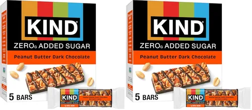 Miniatura 11 de KIND ZERO Barras sin azúcar añadida, caramelo, almendras y sal marina, aperitivos aptos para keto, libres de gluten, con 5g de proteína, 5