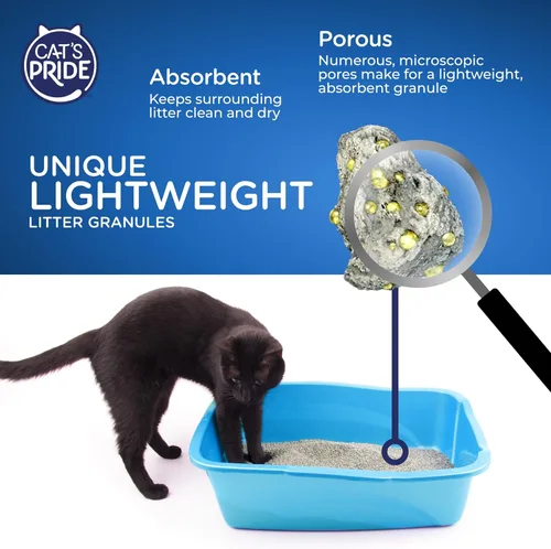 Miniatura 4 de Cat's Pride Arena aglutinante ligera: natural - Potente control de olores - Sin perfume, 10 libras Natural sin perfume