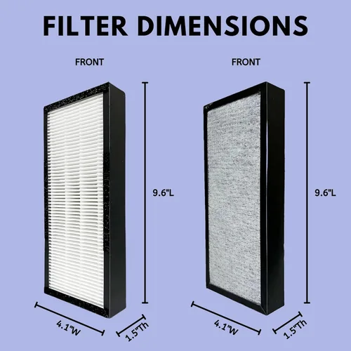 Miniatura 3 de Nispira Reemplazo de prefiltro HEPA 3 en 1 compatible con purificador de aire inteligente T300 T100. En comparación con la parte TF30-Fresh +