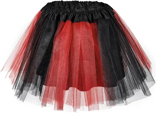 Miniatura 65 de Century Star Tutú de 4 capas para niñas pequeñas, faldas de ballet de tul para baile de princesa, esponjoso, para fiestas de cumpleaños de 2 a 8 años