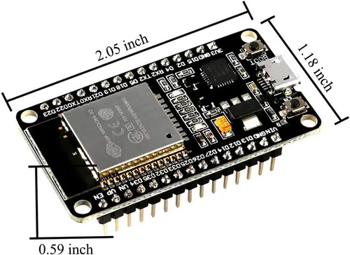 Miniatura 5 de AITRIP 10 piezas ESP32S ESP32 ESP-WROOM-32 placa de desarrollo 2.4GHz Dual-Core WiFi + Bluetooth 2 función microcontrolador para Arduino