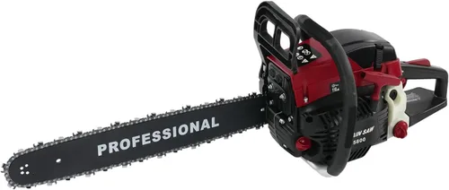 Miniatura 11 de Motosierras de gas de 20 pulgadas, engrasador automático de cadena de 52 cc y 2 tiempos, sistema antivibraciones, motosierra de gasolina de corte