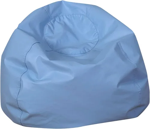 Miniatura 13 de Children's Factory Puf redondo de 26 pulgadas, puf con funda resistente al agua para niños, asiento flexible para aula primaria, fácil de limpiar