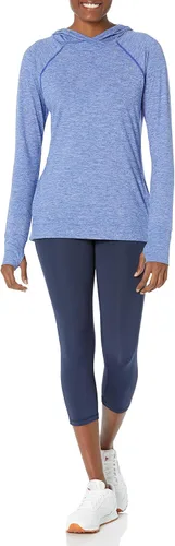 Miniatura 4 de Tienda Essentials Sudadera con capucha para mujer Brushed Tech Stretch Popover (disponible en tallas extragrandes)
