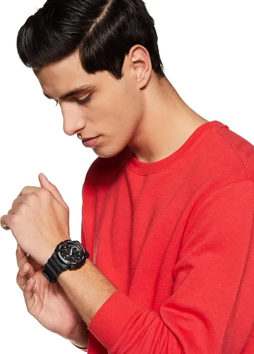 Miniatura 6 de Casio G-Shock Ana-digi World Time Reloj para hombre con esfera negra #GA100-1A4, Negro, Digital, movimiento de cuarzo