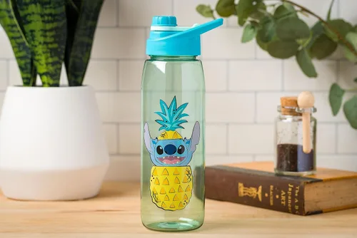Miniatura 8 de Silver Buffalo Disney Lilo and Stitch Pineapple Pop Up Peek-A-Boo - Botella de agua con tapa de rosca, 28 onzas Piña Peek-A-Boo de Lilo y Stitch
