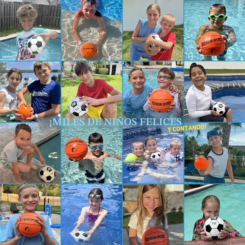 Miniatura 3 de Aqua Dive - Pelota de baloncesto para piscina – Juguetes de piscina de agua para niños de 4 a 12 años – Regate, pasa y dispara bajo el agua