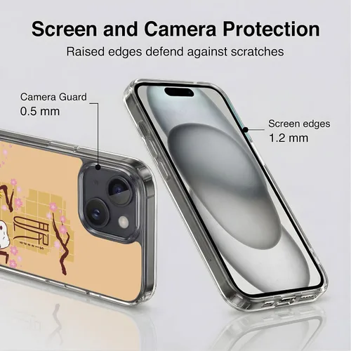 Miniatura 467 de Carcasa de gel para iPhone 7 Plus/iPhone 8 Plus, diseño de Snoopy Oriental de Peanuts, Badges