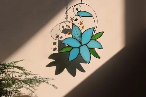 Miniatura 2 de Regalo de flores de lirio para mujeres, regalos de amor para el día de la madre, aniversario, regalo de cumpleaños floral para ella, vidrieras