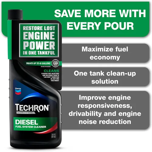 Miniatura 3 de Chevron Techron D - Limpiador concentrado de combustible diésel, 20 onzas, paquete de 1