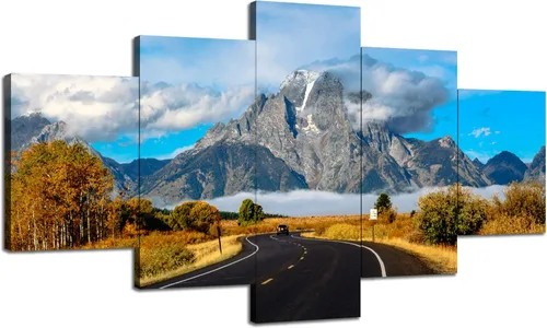 Miniatura 21 de Arte de Pared de Yosemite, Decoración de Pared del Parque Nacional Yosemite, Imagen de Paisaje de Montañas de California EE.UU., Impresión en 60Lx