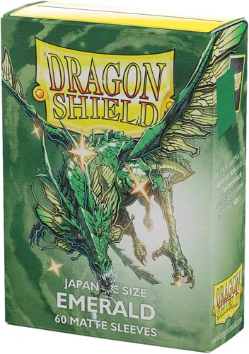 Miniatura 25 de Dragon Shield Fundas Mate de Tamaño Japonés para Tarjetas 60 Unidades - Fundas TCG Premium Lisas y Resistentes - Compatibles con Yu-Gi-Oh, NEGRO