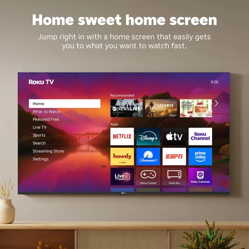 Miniatura 7 de Roku Smart TV 2025 – Serie Plus de 55 pulgadas, TV Mini-LED – RokuTV con control remoto de voz mejorado – Televisión 4K QLED de pantalla plana