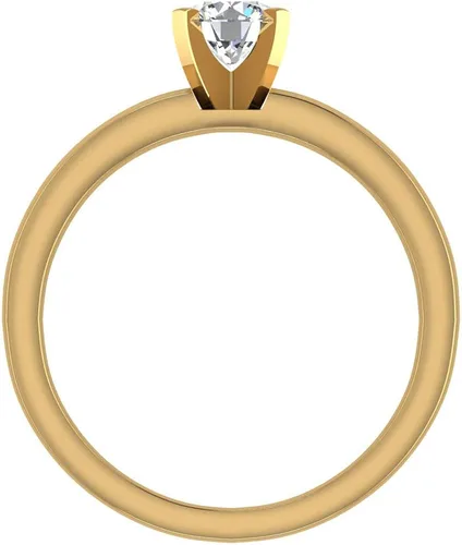 Miniatura 3 de Anillo de compromiso de diamante de corte brillante redondo de 12 quilate de peso total