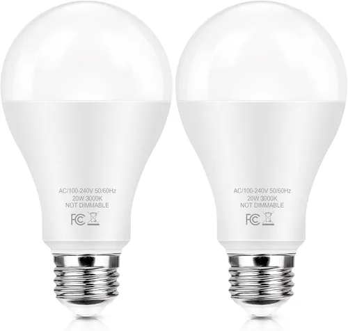 TOBUSA Bombillas LED A21 equivalentes a 150 W, bombillas superbrillantes de 2200 lúmenes, bombillas LED de 20 W, base E26, 3000 K, blanco suave, no
