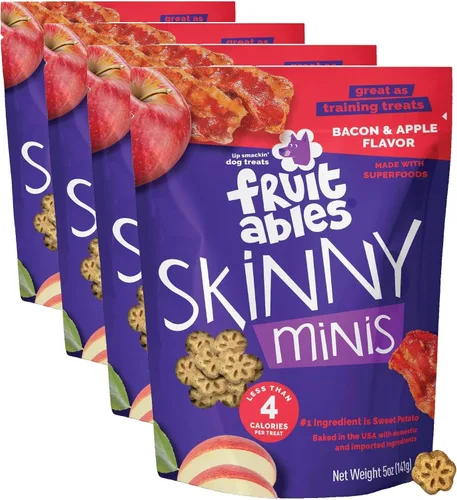 Miniatura 14 de Fruitables Skinny Mini golosinas para perros, golosinas saludables de batata para perros, bajas en calorías y deliciosas, para entrenamiento