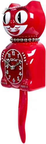 Miniatura 3 de Kit Cat Klock Retro Rojo Señora