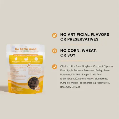 Miniatura 6 de Open Farm, Be Good Bites, golosinas suaves para entrenamiento de perros, pequeñas y masticables, hechas con ingredientes de origen ético