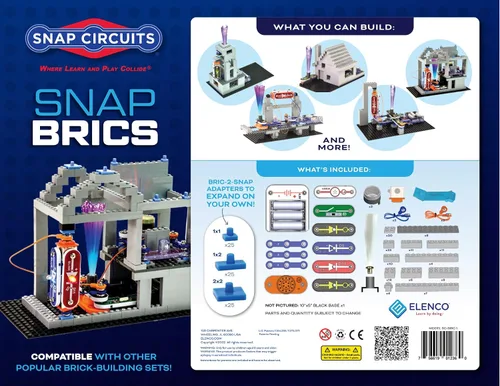 Miniatura 2 de Snap Circuits BRIC: Estructuras Kit de exploración de módulo y electrónica Más de 20 proyectos de matriz y módulo Manual de proyecto a