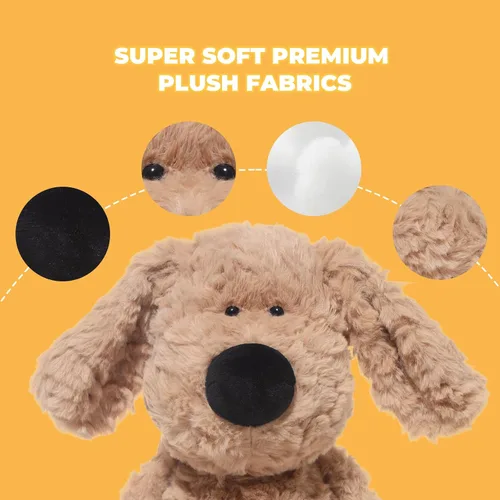 Miniatura 6 de Animales de peluche, adorables juguetes de peluche de 11.8 pulgadas, suave y cómodo, regalo para niños, marrón
