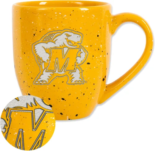 Miniatura 233 de Rico Industries NCAA Virginia Tech Hokies Maroon - Taza de café de cerámica grabada con láser, color del equipo, 16 onzas