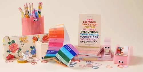 Miniatura 7 de Libro de pegatinas para planificador ban.do con más de 700 pegatinas surtidas, 35 páginas de pegatinas únicas y coloridas para diarios/calendarios