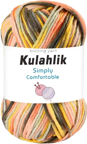 Miniatura 36 de 50g (1x50g) Hilo Acrílico para Crochet y Tejido, Hilo Degradado Colorido, 1 Rollo de Madejas, Hilo Acrílico Multicolor, Perfecto para Proyectos