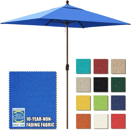 Miniatura 37 de EliteShade USA Sombrilla de Mercado de 9 Pies con Garantía de 10 Años Sin Decoloración, Sombrilla de Patio, Sombrilla de Mesa para Exteriores