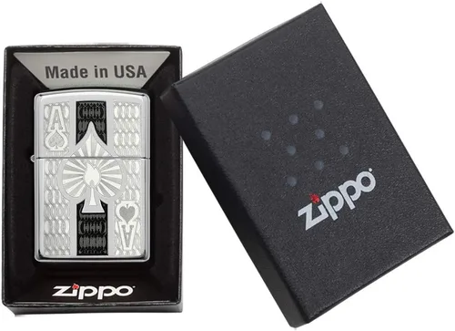 Miniatura 6 de Zippo Encendedores Ace Cromo