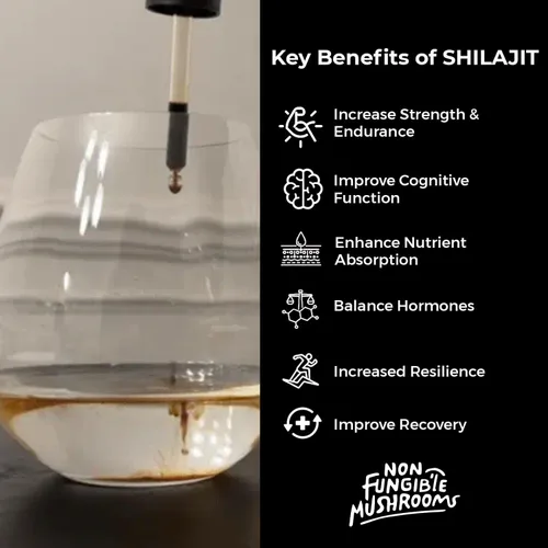 Miniatura 7 de Pure American Shilajit Extracto de tintura de 1.0 fl oz (60 porciones) Gotas líquidas Shilajit 100% orgánicas con 78% más de ácido fúlvico Gotas
