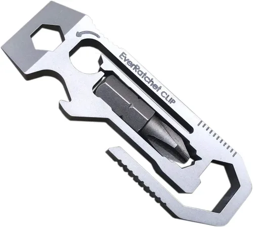 Gear Infusion EverRatchet Clip Trinquete Llavero Multiherramienta (Titanio - Original)