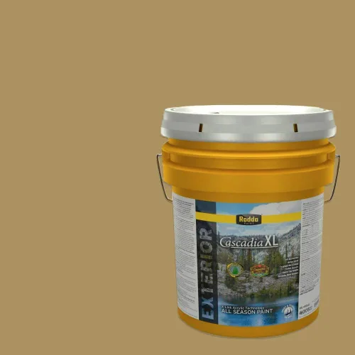 Miniatura 84 de Rodda Paint CASCADIA XL Pintura e imprimación satinada exterior en uno, cuarto de galón, otoño niño