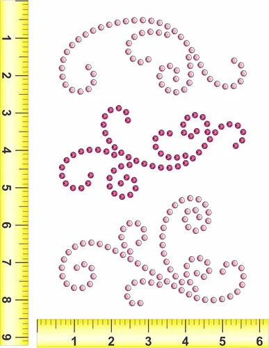 Miniatura 3 de Juego de plantillas magnéticas de diamantes de imitación - Florece 002