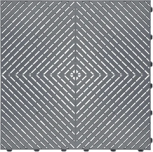 Miniatura 20 de Swisstrax Ribtrax PRO Azulejos Entrelazados para Piso de Garaje, 15.75 x 15.75 Pulgadas, Negro Azabache, Juego de 24 Piezas