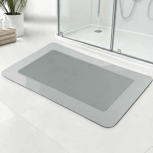 Miniatura 15 de ArtyCozy Tapete de baño súper absorbente, resistente a las manchas, antideslizante, con parte trasera de goma, delgado, de fácil cuidado, para baño