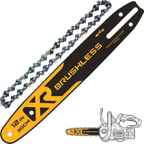 Miniatura 9 de Barra de motosierra de 8 pulgadas de repuesto para sierra de poste DeWalt 20V Max y motosierra compatible con DCPS620B, DCPS620M1, DCCS623B