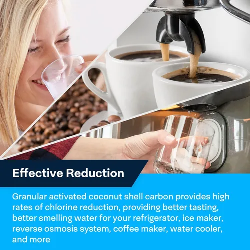 Miniatura 7 de SpiroPure Filtro en línea NSF Coconut Shell Filtro de agua de carbono granular con conexión rápida de 1/4", 2" x 10" (paquete de 1)