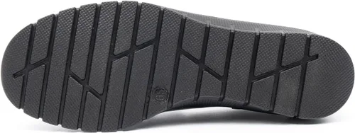 Miniatura 4 de VJH confort Mocasines de mujer con punta redonda para caminar cómodos, con soporte de arco (negro, 9), Negro