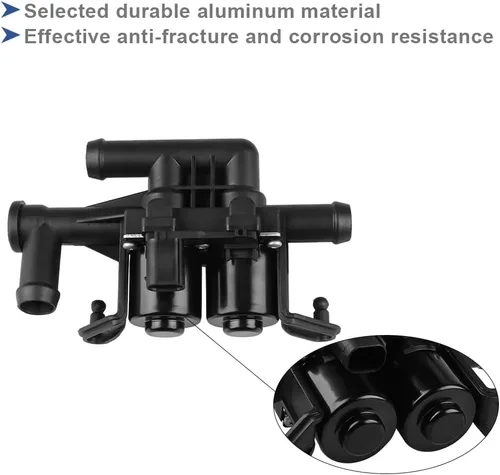 Miniatura 4 de JDMON Compatible con válvula de control del calentador BMW F01 F02 F10 F11 F12 520i 523i 528i 535i 550i 640i 650i 740i 740Li 750i 750Li 760Li
