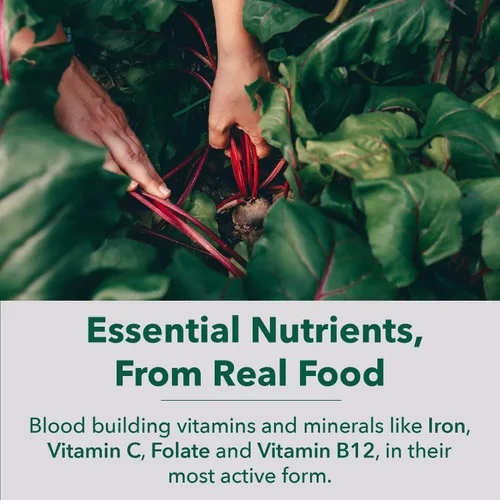 Miniatura 3 de PlantFusion Suplemento de Hierro Vegano para Mujeres y Hombres - Hierro Suave a Base de Plantas con Vitamina C, Metil B12, Ácido Fólico - Sin