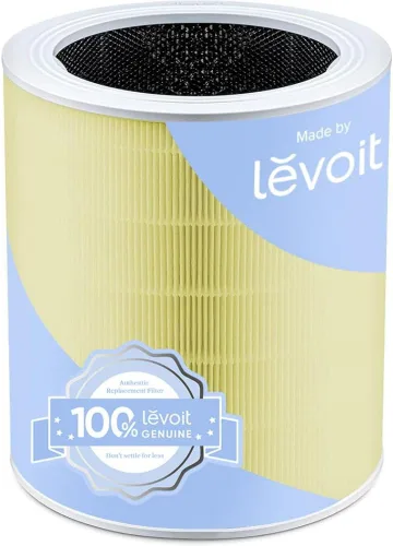 Miniatura 4 de LEVOIT Core 600S-P Filtro de repuesto, Filtros genuinos Core 600S-RF para purificador de aire, soporta modo de sueño HEPA, carbón activado de alta