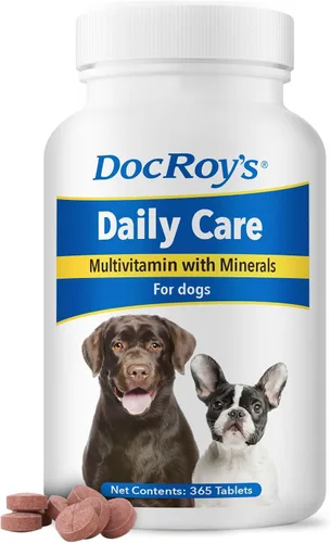 Miniatura 9 de Doc Roy's - Multivitamínico de cuidado diario con minerales para perros, suplemento de salud diaria canina, tabletas de 180
