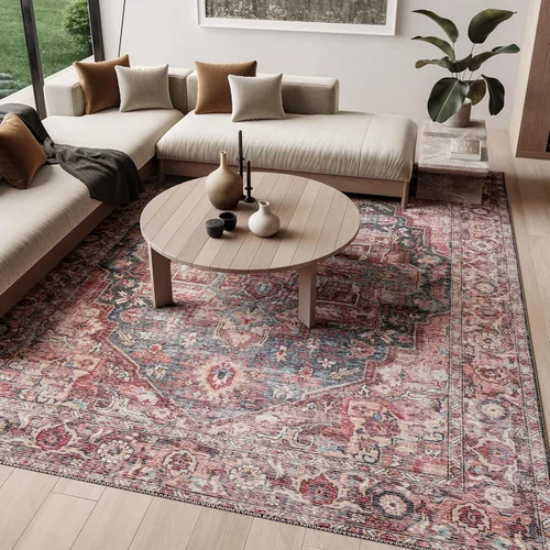 Miniatura 64 de Nourison Home New Concept - Alfombra lavable de 6 x 9 pies, fácil de limpiar, no se desprende, para dormitorio, sala de estar, comedor y cocina