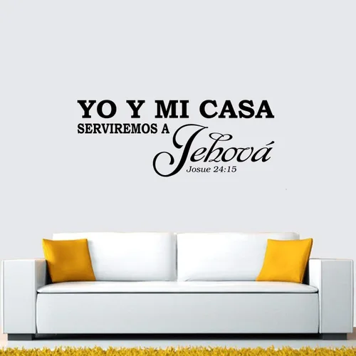 Miniatura 10 de Calcomanías de pared con versículos bíblicos para dormitorio: Citas cristianas inspiradoras para sala de estar, calcomanías de arte de vinilo