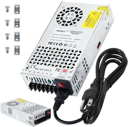 Miniatura 22 de VAYALT Fuente de alimentación de conmutación DC 12V 50A 600W, Convertidor de CA a CC de 110V/220V, Conmutación regulada universal, Fuente de 12