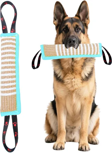 Miniatura 18 de Clysoru Juguete de yute resistente para perros