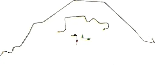 Kit de Línea de Freno Delantero - Compatible con Camaro/Firebird 67-69 - Inoxidable - The Stop Shop