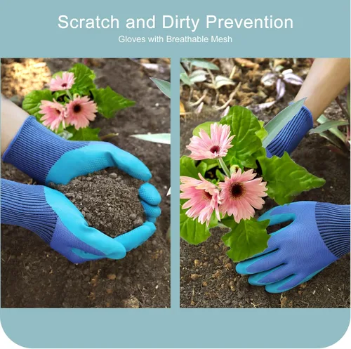 Miniatura 3 de Kynup Herramientas de jardín, 7 piezas de regalo de jardinería para mujeres y hombres, juego de herramientas de mano de jardinería, suministros