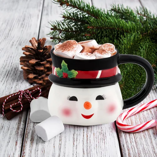 Miniatura 2 de Taza de muñeco de nieve de 16 oz Papá Noel